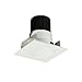 Nora Lighting NIOB-2SNDC30XMPW/10 Nora Lighting NIOB-2SNDC30X/10 Iolite 2" LED Square Recessed Trim - 3000K - 1000 Lumens - Round Aperture