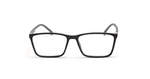Armação Para Óculos Masculino Retangular Br-5915 (Cinza-Preto)