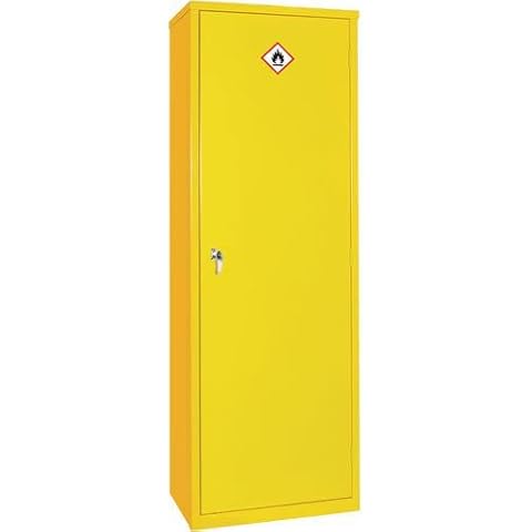 Horison Industries COSHH Cabinet Fire Proof Flammable Liquid Storage Cabinet - Hazardous Substance COSHH Cabinet Chemical Cupboard for Flammable Liquids,COSHH Cupboard - 1830x610x457mm Cover