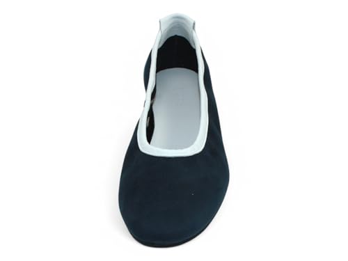 Arche LAKIMA Women's Ballet Flats Dark Blue Suede4