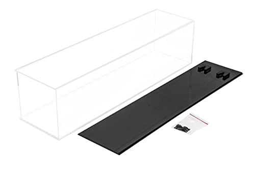Better Display Cases Versatile Acrylic Display Case With Wall Mount And Black Back 4.875" X 4.875" X 18.5" (A021-Bb-Wm) #TOP4