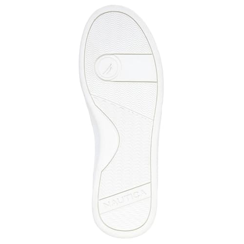 Image of Nautica Men's Casual Court Fashion Sneakers Classic Low-Top Lace-Up Shoes Comfortable Everyday Walking Style with Durable Outsole and Vegan Leather Upper