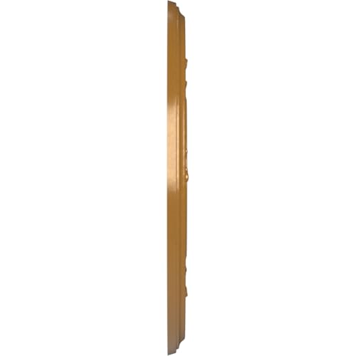 Image of Ekena Millwork CMP10BADVG Baltimore Thermoformed PVC Ceiling Medallion (Fits Canopies up to 4 1 /4 inch), 10 inchOD x 3 1 /2 inchID x 3 /4 inchP, Universal Aged Metallic Vintage Gold