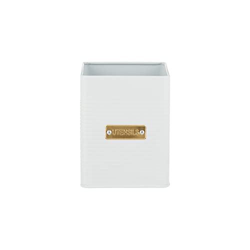 Typhoon Otto Square White Utensil Pot