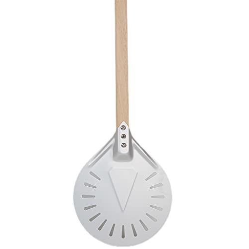 Tsophreniq Cáscara de Pizza perforada, de, antideslizante, duradera, giratoria, para pan casero, panaderos, cocina, Spinner