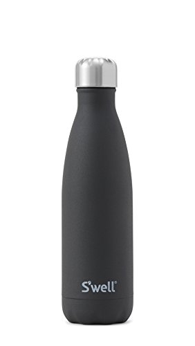S Well Stainless Steel Water Bottle, 17 OZ, Onyx
