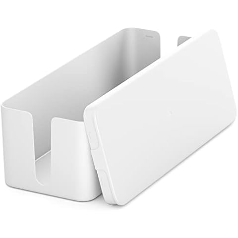 deleyCON Caja Organizadora de Cables Plástico Robusto Cover
