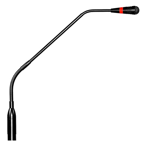 XLR 18 inch Fully Adjustable Quick Mount Cardioid Uni-Directional Gooseneck Microphone (XLR 18 inch Fully Adjustable Quick Mount Cardioid Uni-Directional Gooseneck Microphone - 48 Volt Phantom Power)