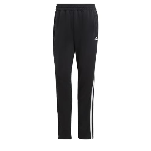 adidas Damen AEROREADY Train Essentials 3-Stripes Pants, Black/White, S