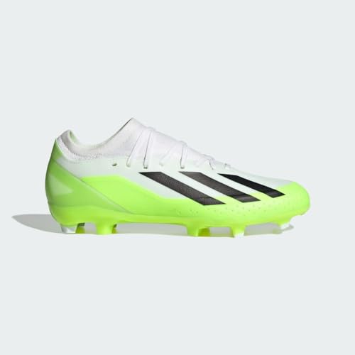 adidas Mens X Crazyfast.3 Firm Ground Soccer Cleats - White - Size 12 M
