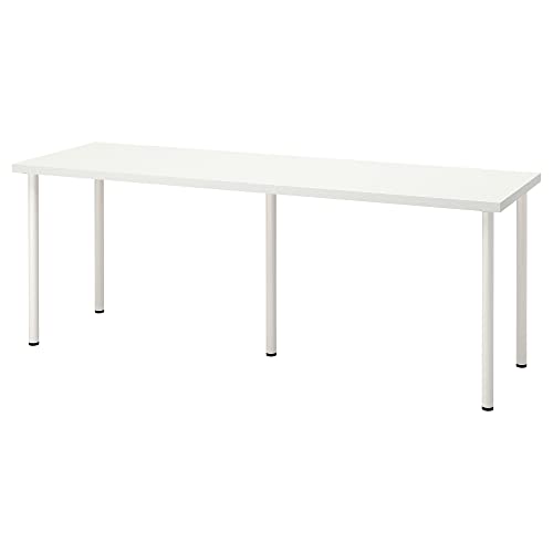 Bureau LAGKAPTEN/ADILS blanc 200x60 cm pour ne plus manquer de place