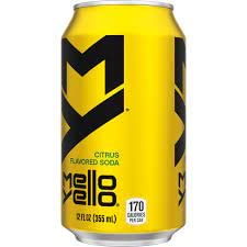 Mello Yellow Citrus Soda, 12 Oz, 12 Pack, With Snackur Seal