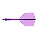 CUESOUL ROST 77 Integrated Dart Shaft and Flight Big Wing Shape Purple with White Logo-L
