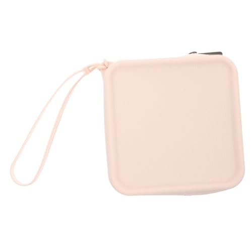 HONMEET Bolsa Menstrual de Silicona Portátil Crema Cremallera 1 Unidad para Compresas y Tampones Flexible y Reutilizable Uso Discreto Higiene Femenina Niñas y Mujeres