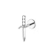 QUEDARIWA New 2026 Astm Titanium Helix Lab Piercing Stud Internally Threaded Daith Cartilage Tragus Lobe Dagger Anodized Jewelry Fashion Accessories Creative Gift