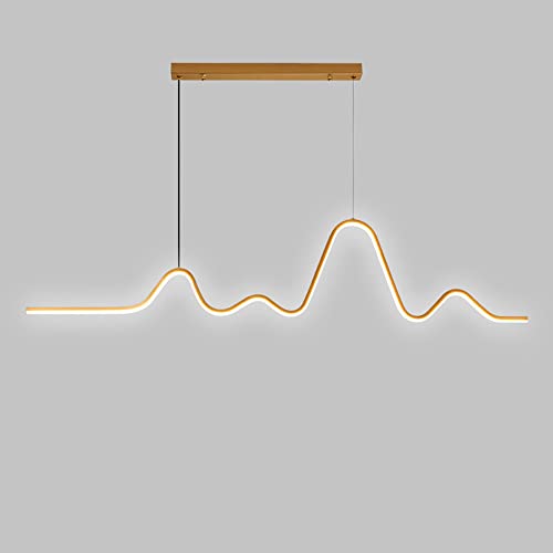 Suspension de plafond LED vagues minimaliste luminaire suspendu design blanc moderne