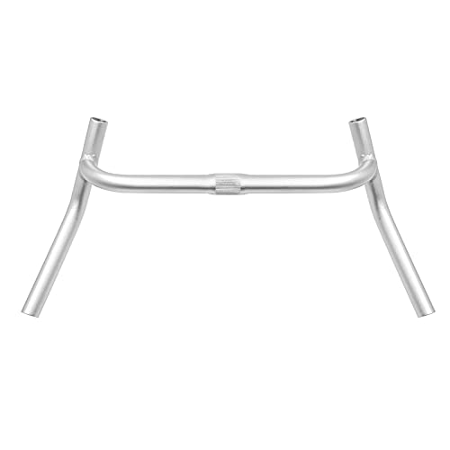 WEERAS Touring Bike Handlebar Aluminium Alloy PRO External Swing Angle Handlebars, Suitable for Touring bike, Long Time Riding. φ25.4mm, Silver