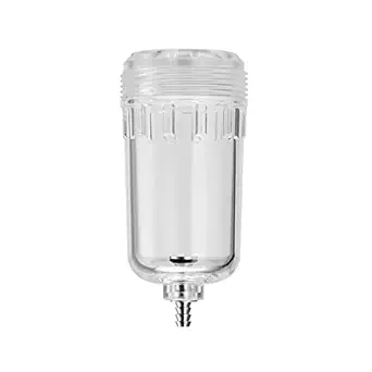 NANPU Polycarbonate Bowl with Semi-Auto Drain Replacement Kit for AF AW AW-D AC ARF DFR NW NW-D NC NC-D Series Filter/Regulator (1/4