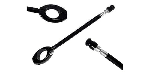 Antena Corta Pipa Retrátil para Moto – Anti-Cerol em Aço Inox Reforçado, Instalação no Guidão, Alta Proteção, Compatível com Todas as Motos - NEXUS MARKET