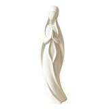 bayicie Estatua de la Virgen María impresa en 3D, figura religiosa católica de Santa María, escultura de la madre bendita para decoración del hogar