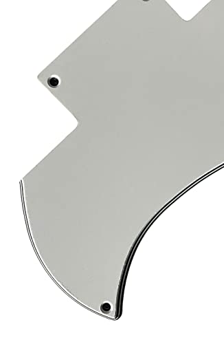Pickguard de guitare personnalisé pour Epiphone SG Blanc 5 plis - Les Beatles, Paul McCartney, John Lennon, RIngo Starr, George Harrison Pickguard de guitare personnalisé pour Epiphone SG Blanc 5 plis – Image 4