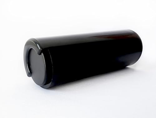 Coin Holder Tube - Holds 40+ Quarter Coins - Premium Black Plastic Coin Box - Billiard Accessory Dispenser