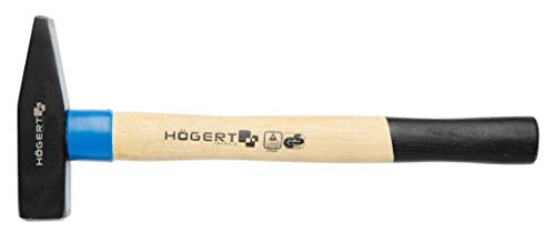 Högert Technik, Martillo de cerrajero, 100 g, con mango de madera, HT3B001