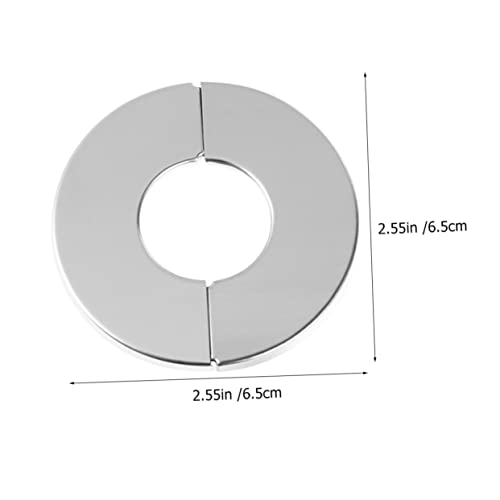 Placa de brida de pared desmontable para válvulas y conexiones de agua 4