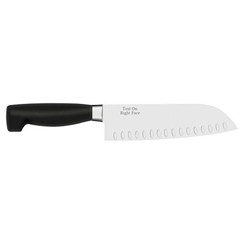 Image of ZWILLING J.A. Henckels Twin Four Star Hollow Edge Santoku Knife - Custom Engraved (Various Sizes)