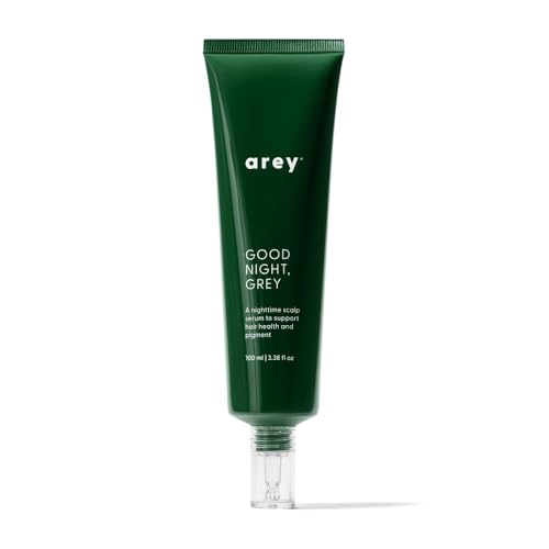 Arey Good Night Grey Overnight Scalp Serum | Supports Color Production Improves Hair Density & Reduces Scalp Stress | Lightweight Oil-Free Night Treatment | 100ml