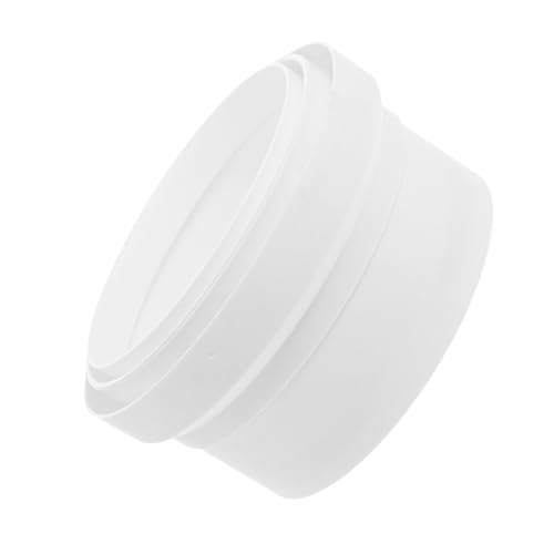 SHINEOFI Válvula De Retención De Campana Reductor De Conductos De Ventilación Adaptador De Conducto De Aire Conector De Tubo Recto De Polivinilo