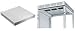 Hoffman PVT3F651EMC Steel Vented Top, EMI/RFI, 3 Fan/115V, Fits 600 mm x 500 mm, Light Gray