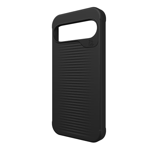 Protège-téléphone Google Pixel 9 Pro XL ZAGG coque noire antichoc pour charge sans fil