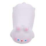 Gadpiparty 4 Stück Computerzubehör Schaum Arm kleines -Pad Mauspad Handgelenkstütze Mauspad mit Handgelenkstütze Handballenauflage für Office-Mäuse Tastatur handballenauflage Harz Weiß