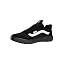 Suede/Canvas Black/Black White Stripe
