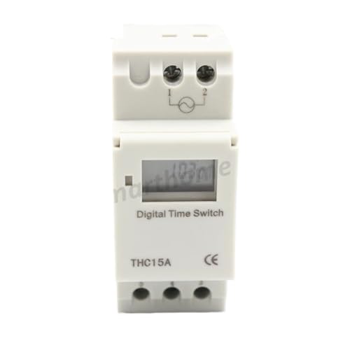 Controlador de tiempo electrónico THC15A de microordenador interruptor riel 110V AHC15A