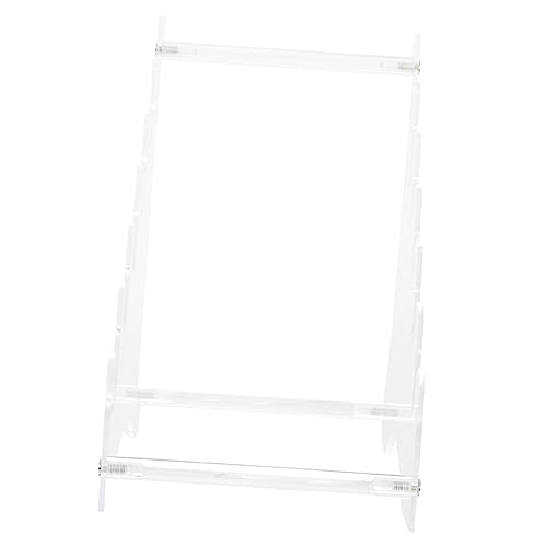 Unomor 1Set Transparent Acrylic Kitchen Cutter Holder Removable Storage Stand for Household Cutlery Organization Kitchen Tool Rack for Clean and Orderly Space