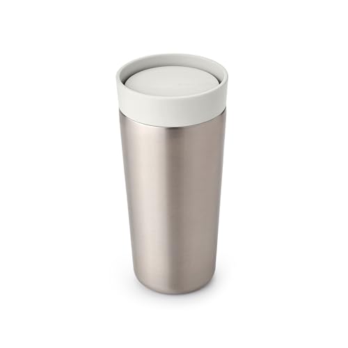 Brabantia, Make & Take Insulated Cup with Smart Click Lid, Keeps Drinks Hot for 6 Hours, Cold for 8 Hours - Image 2