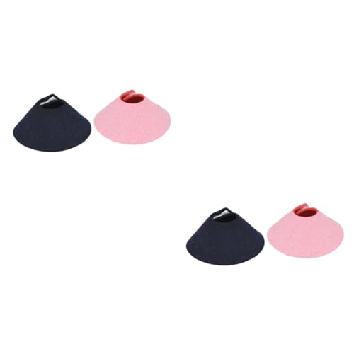 BCOATH 2sets Pet Bird Collar Plucking Prevention Multi-Purpose Neck Ring Soft Material 2pcs*2