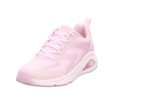 Skechers Tres-Air Uno Glit-airyTRES-Air UNO GLIT-Airy - Tenis para Mujer, Malla termofusible con Purpurina Rosa Claro, 36 EU