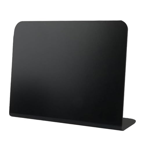 Gurtt 30 Stück L-förmige Mini-Tafeln mit 7 Stiften, 2 Stoff-Etiketten für Buffets und Beschilderungen (100 x 75 mm)
