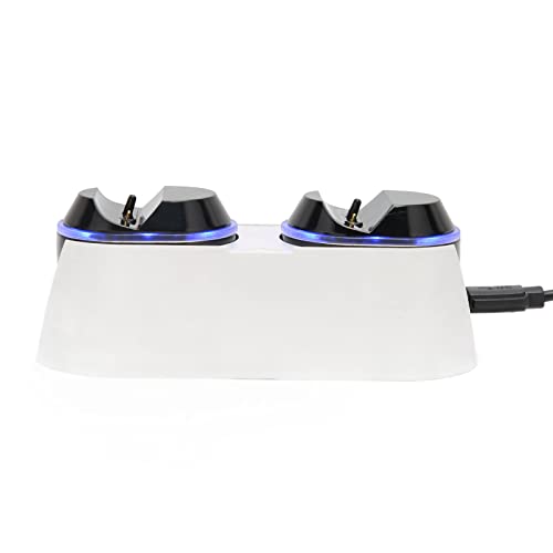 ASHATA Para estação de carregador de controlador PS5, GP5 1530 Dual Controller Charger Dock Handle C