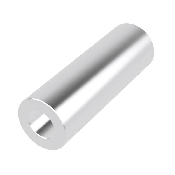 Aluminum Spacer 1/2" OD x 1/4" ID x Choose Your Length, Round Spacer Unthreaded Standoff Bushing Plain Finish, Fits Screws Bolts 1/4" or M6 by Metal Spacers Online (1-1/2" Length, 10 Pack)