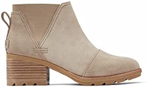 Sorel Women's Cate Chelsea Bootie — Omega Taupe, Gum 2 — Waterproof Leather Rain Boot — Size 5 | Image 1