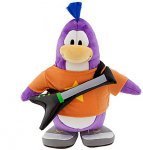 Club Penguin Super Rare Rockstar Rocker - Disney 6.5" Plush Doll Rock Star + Super Coin to Unlock 2 