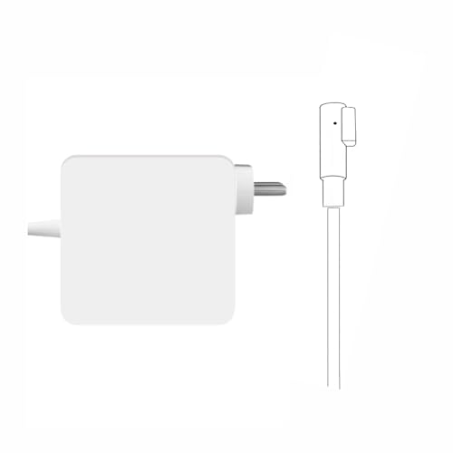 Image of FACTOTECH Replacement Charger 60W Adapter for MacBook Pro 13 inch A1181, A1184, A1185, A1278, A1280, A1330, A1342, A1344 - L Shape Adapter