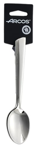 Arcos Serie Toscana - Juego de Cucharas de Mesa (3 cucharas) - Monoblock de una pieza en Acero Inoxidable 18/10 y 180 mm - Color Plata