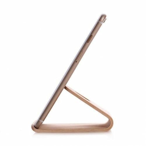 Support de téléphone en bois universel pour bureau et smartphone