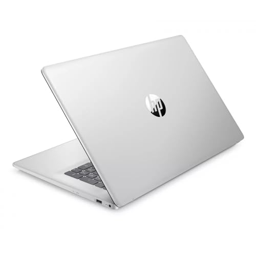 Image of HP 17.3 inch FHD Business Laptop Computer, 16GB RAM 1TB SSD, 6-core AMD Ryzen 5 Processor, Windows 11 Laptop, Copilot AI Ready, Numeric Keypad, PLUSERA 8-in-1 Hub Included, Natural Silver