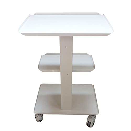Techtongda 220374 Mobile Salon Trolley Beauty Cart, 3 Tier Rolling Cart, Esthetician Cart With Wheels, Salon Roller Trolley Cart, Storage Cart For Lab, Hospital, Dental Office thumb #3